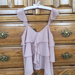 Rue 21 pink flowy top